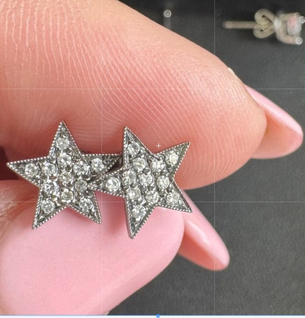Dana Rebecca Designs Diamond Star Earrings